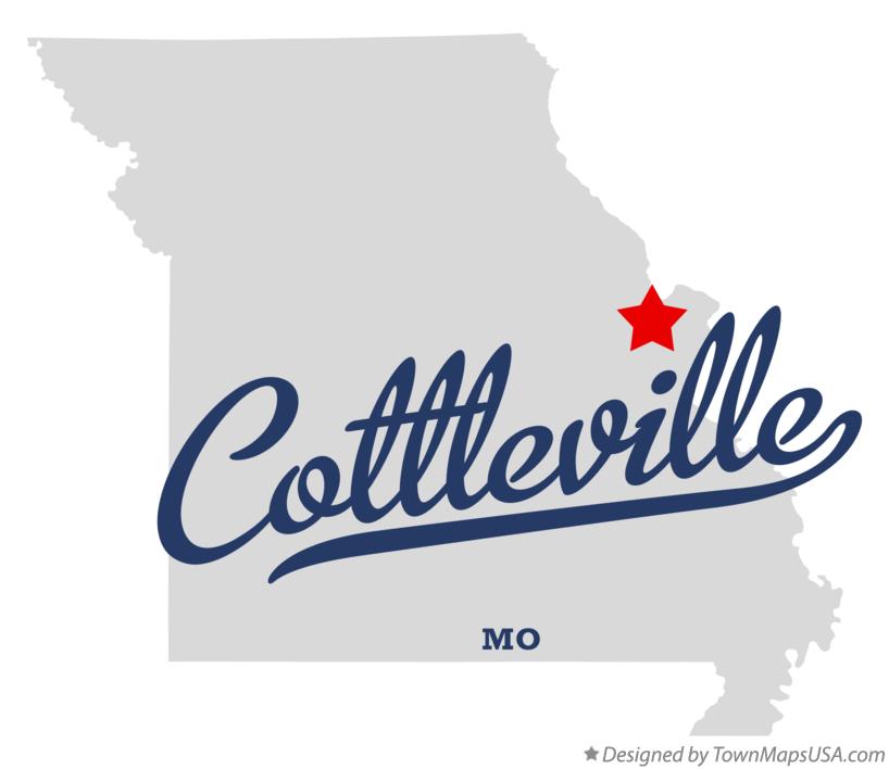 Map of Cottleville, MO, Missouri