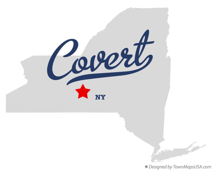 Map of Covert, NY, New York