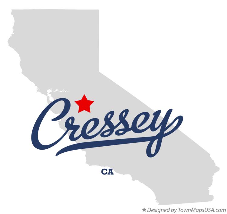 Map of Cressey, CA, California
