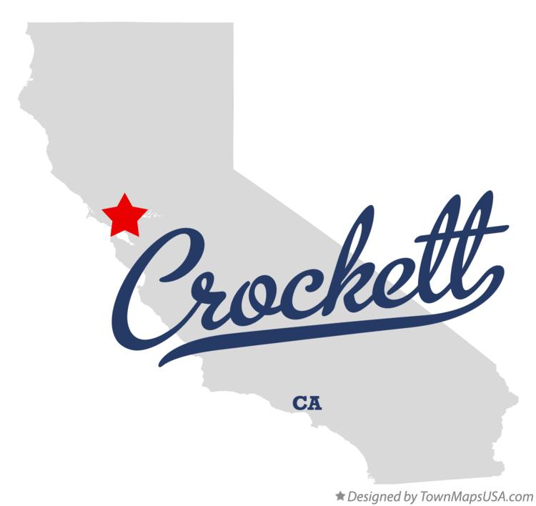 Map of Crockett, CA, California