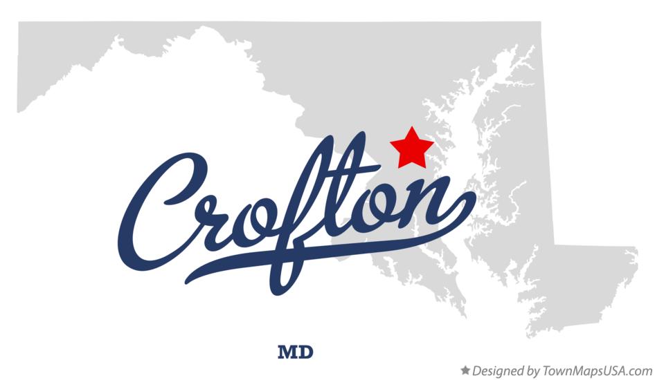 Map of Crofton, MD, Maryland