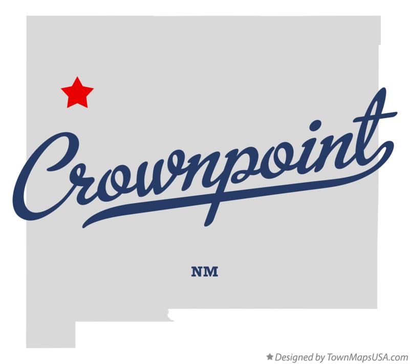 Map of Crownpoint, NM, New Mexico