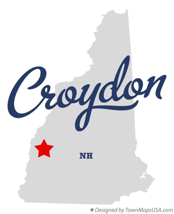 Map of Croydon, NH, New Hampshire