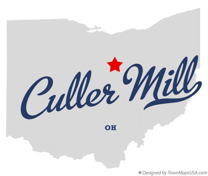 Map of Culler Mill, OH, Ohio
