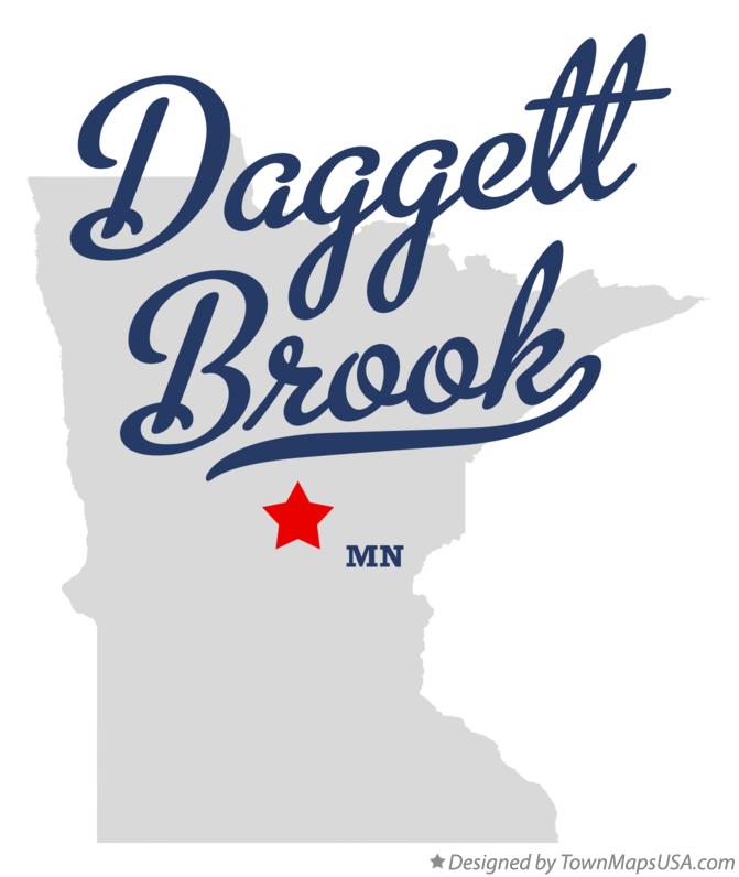 Map of Daggett Brook, MN, Minnesota