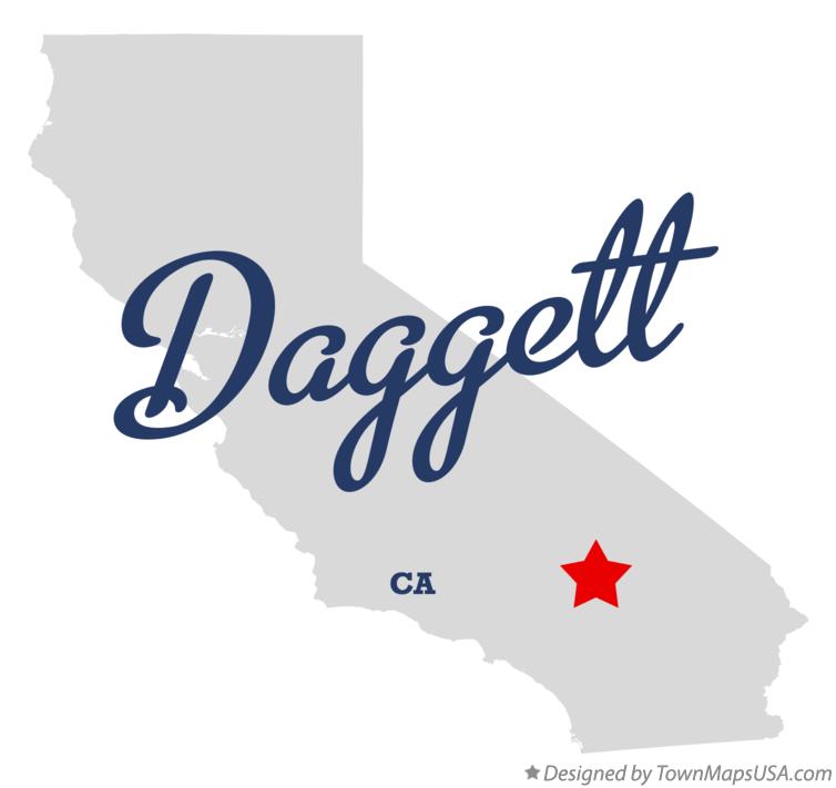Map of Daggett, CA, California