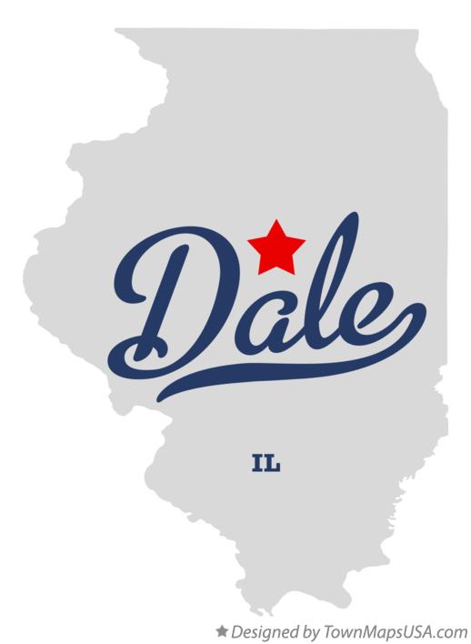 Map of Dale, McLean County, IL, Illinois