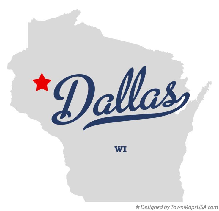 Map of Dallas, WI, Wisconsin