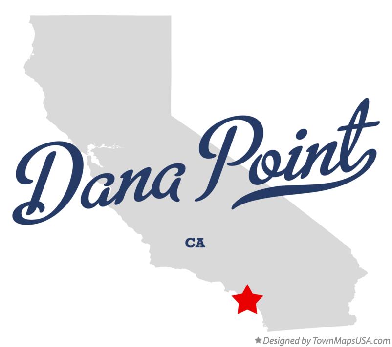 Map of Dana Point, CA, California