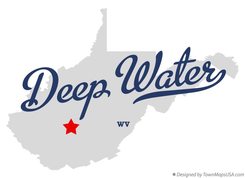 Map of Deep Water, WV, West Virginia