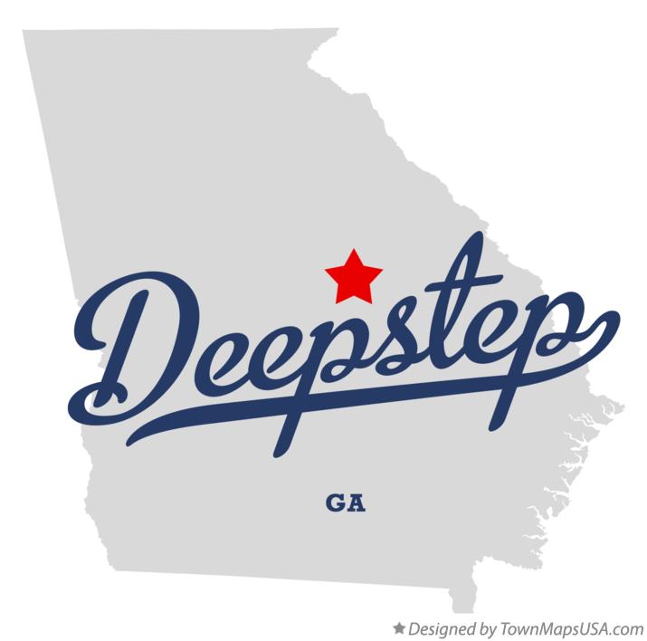 Map of Deepstep, GA,
