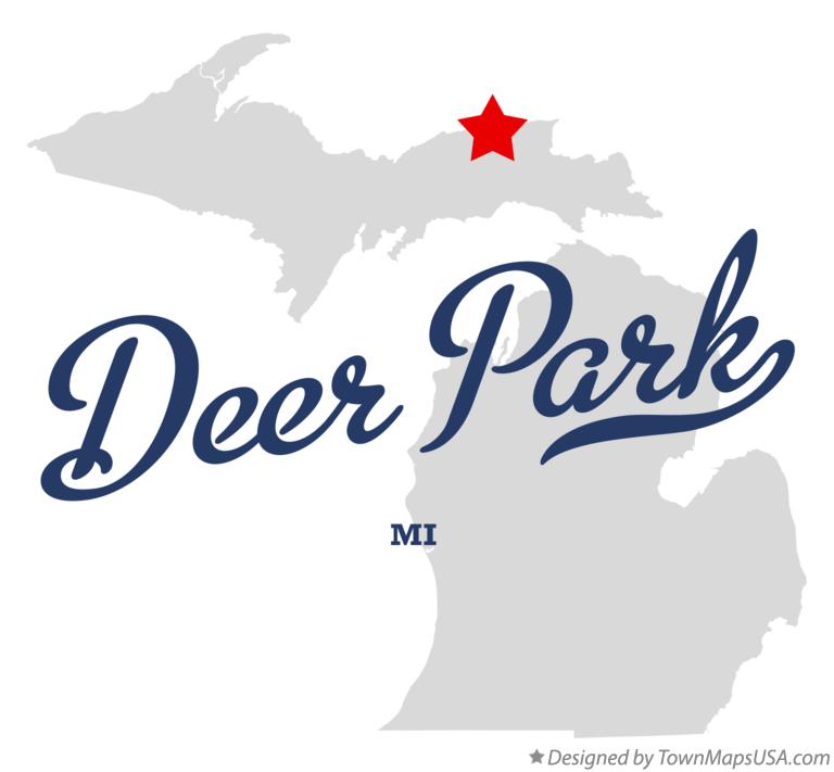 Map of Deer Park, MI, Michigan