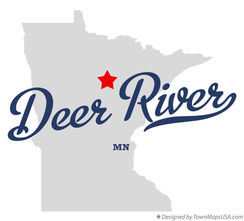 Map of Deer River, MN, Minnesota