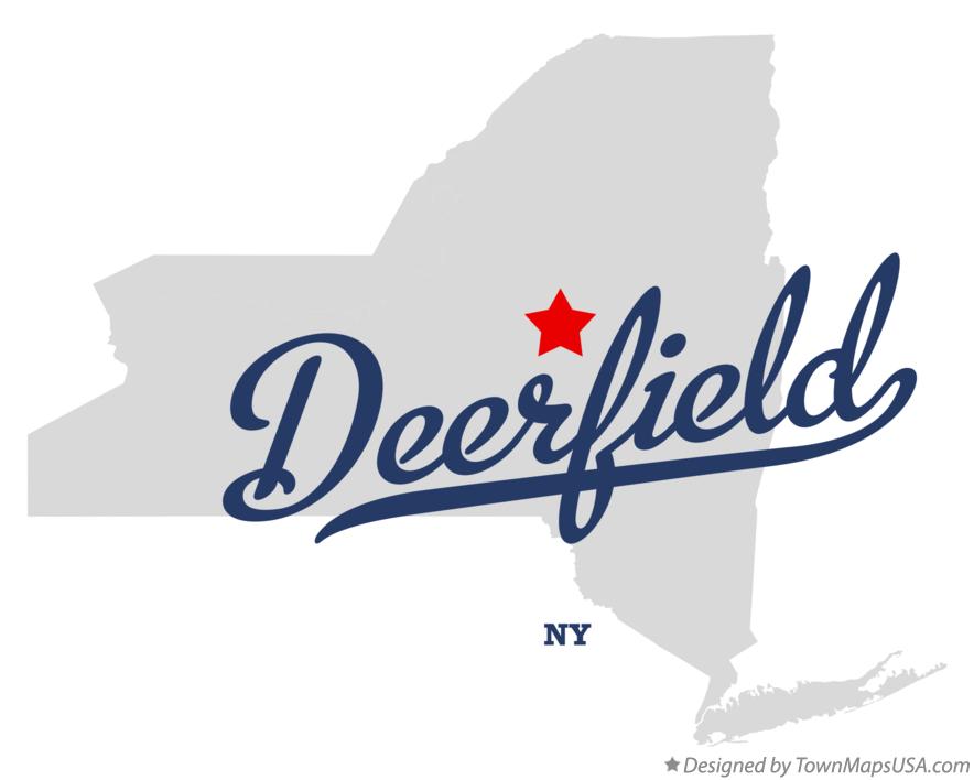 Map of Deerfield, NY, New York