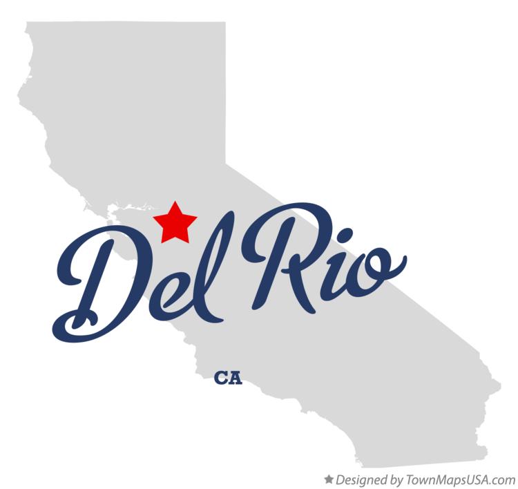 Map of Del Rio, CA, California