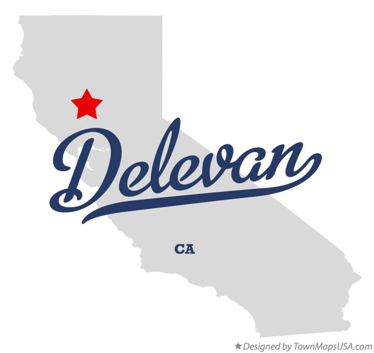 Map of Delevan, CA, California