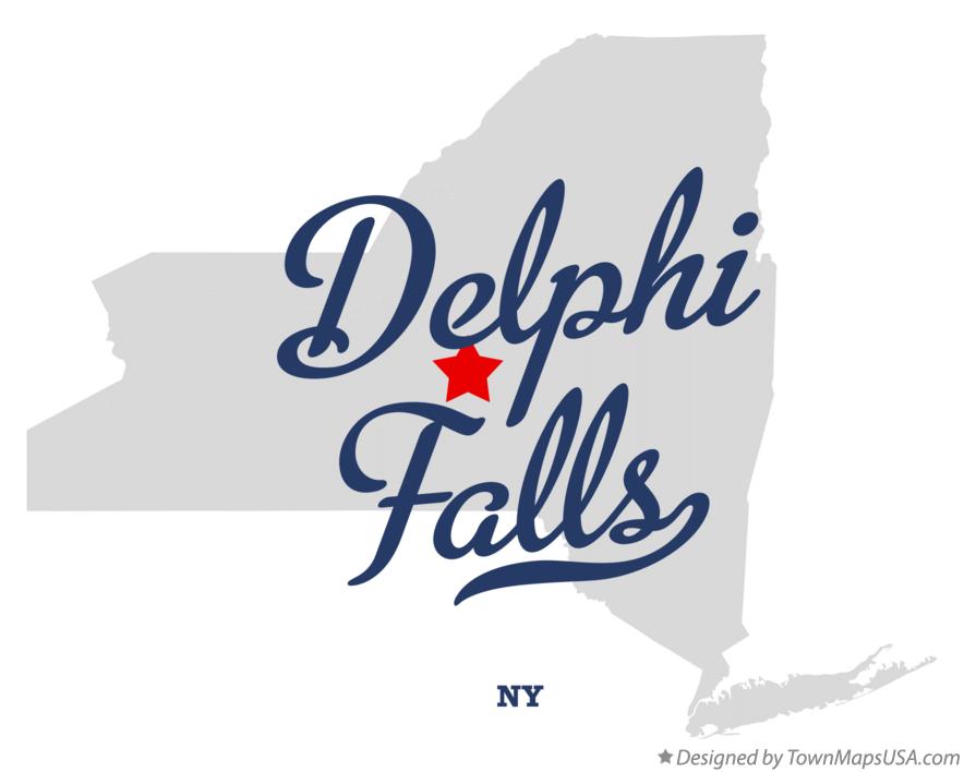 Map of Delphi Falls, NY, New York