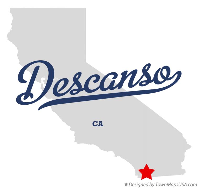 Map of Descanso, CA, California