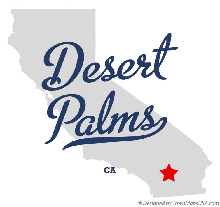 Map of Desert Palms, CA, California