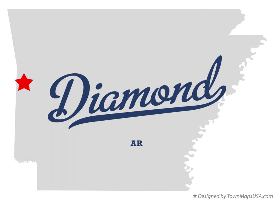 Map of Diamond, AR, Arkansas