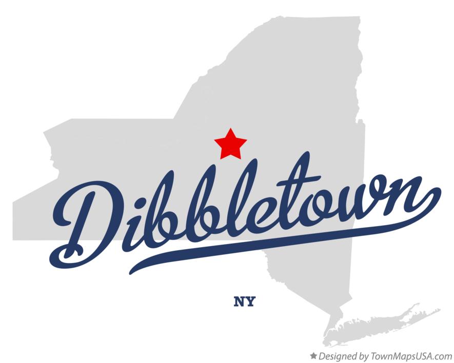 Map of Dibbletown, NY, New York