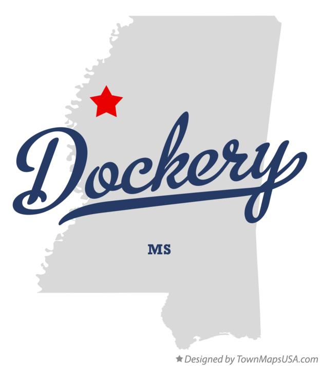 Map of Dockery, MS, Mississippi