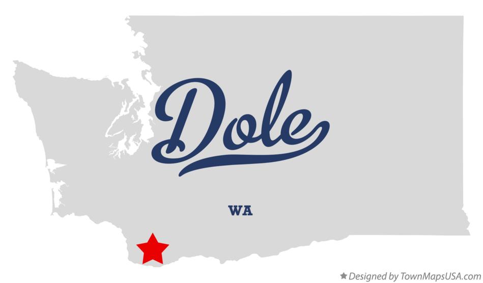 Map of Dole, WA, Washington