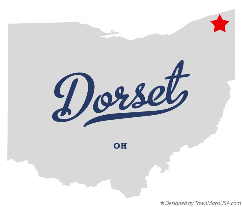 Map of Dorset, OH, Ohio