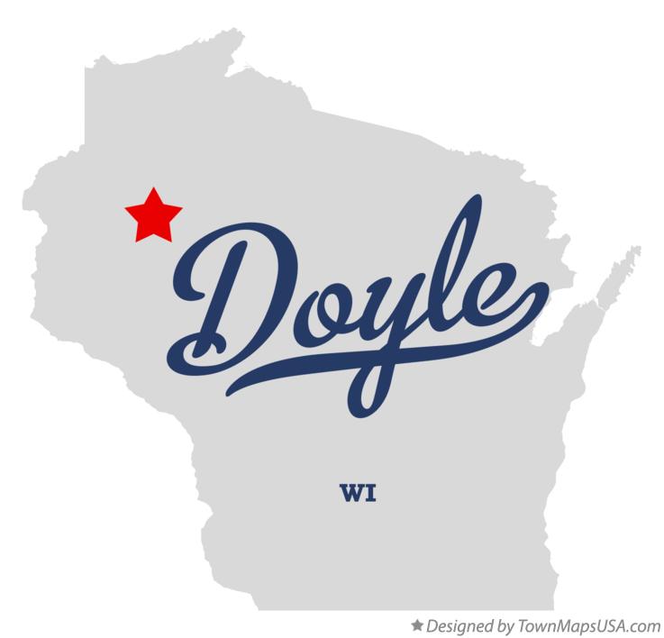 Map of Doyle, WI, Wisconsin