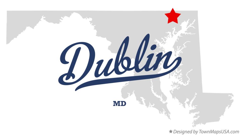 Map of Dublin, MD, Maryland