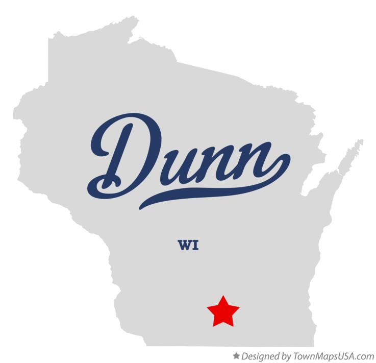 Map of Dunn, Dane County, WI, Wisconsin