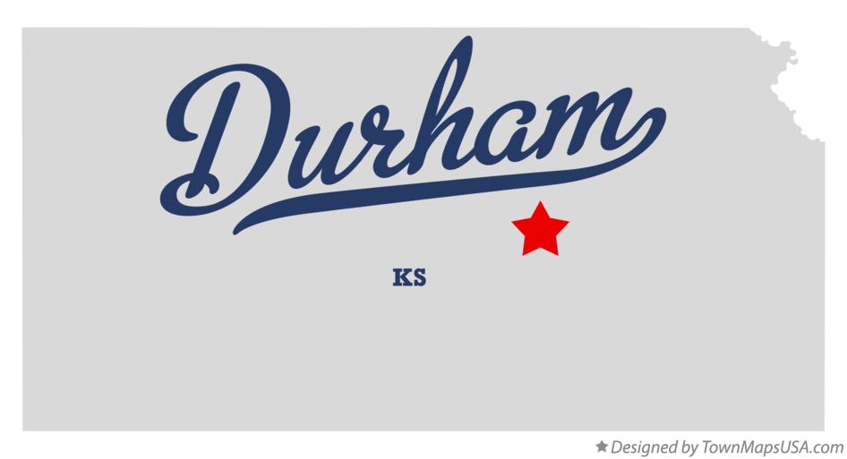 Map of Durham, Marion County, KS, Kansas