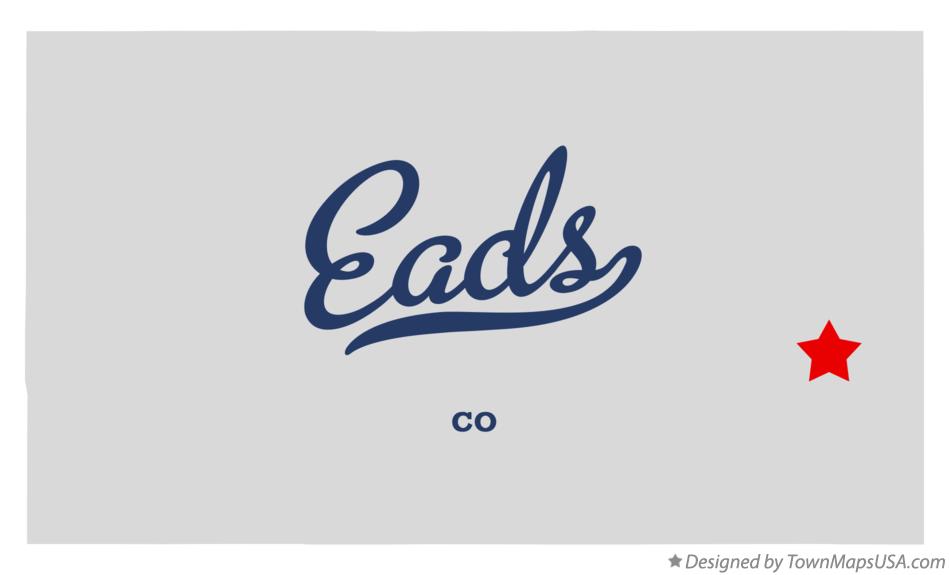 Map of Eads, CO, Colorado