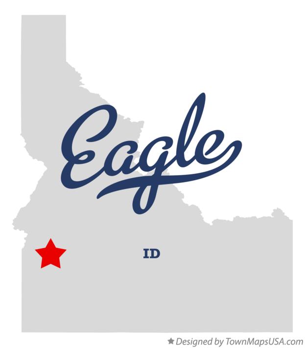 Map of Eagle, ID, Idaho
