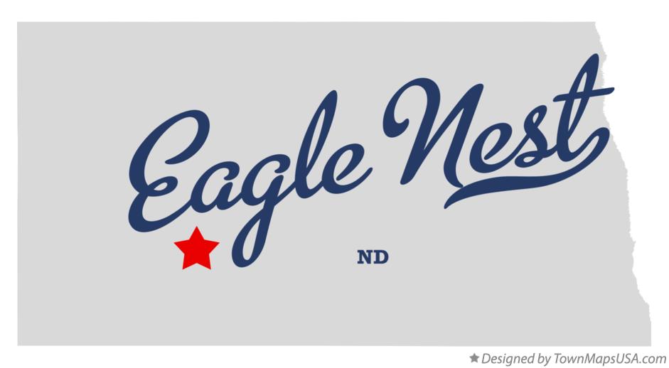 Map of Eagle Nest, ND, North Dakota