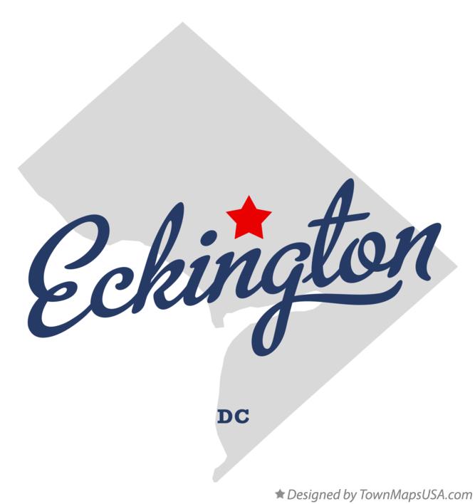 Map of Eckington, DC, District Of Columbia