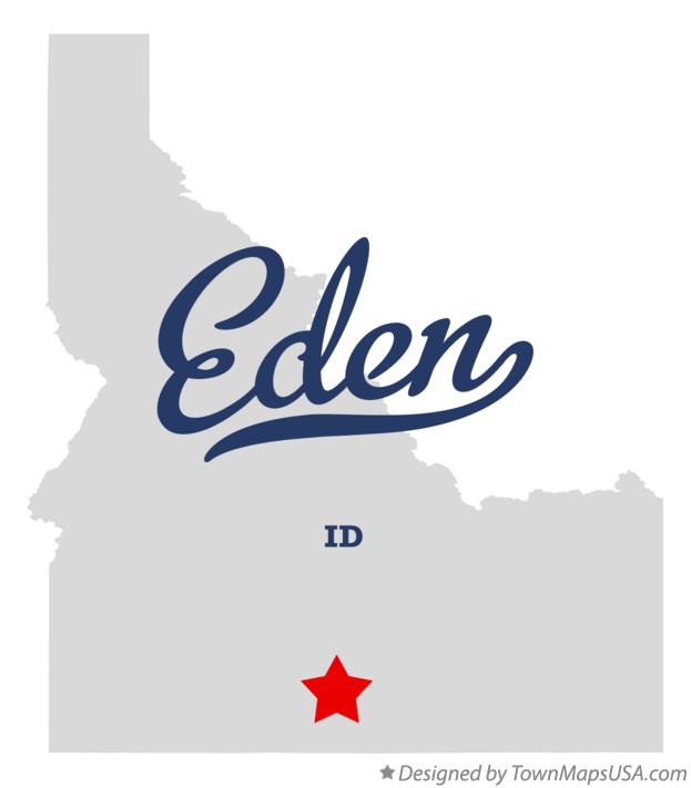 Map of Eden, ID, Idaho