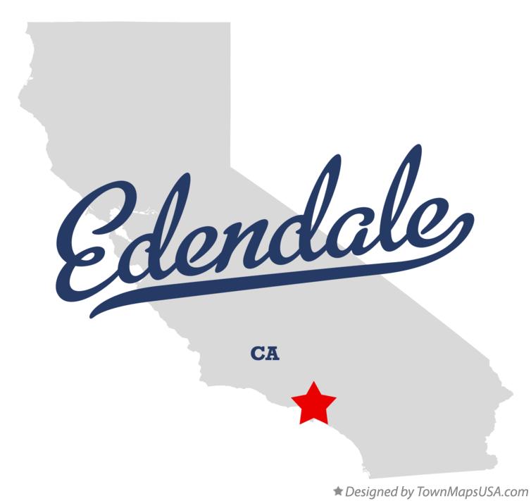 Map of Edendale, CA, California
