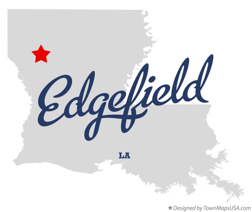 Map of Edgefield, LA, Louisiana