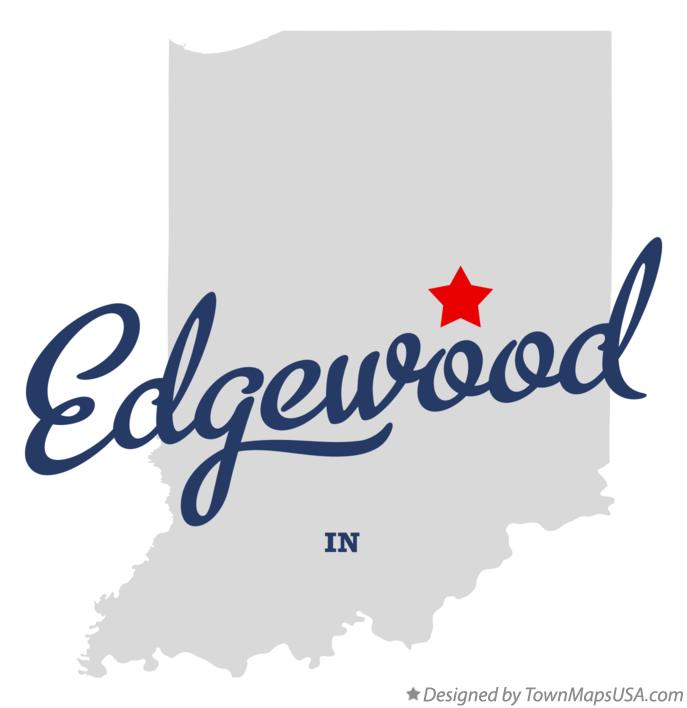 Map of Edgewood, IN, Indiana