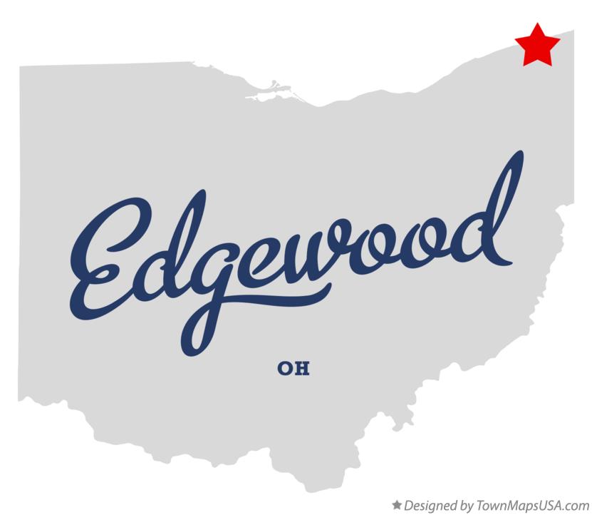 Map of Edgewood, OH, Ohio