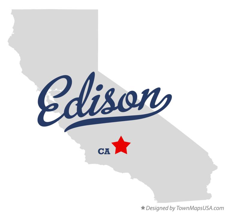Map of Edison, CA, California
