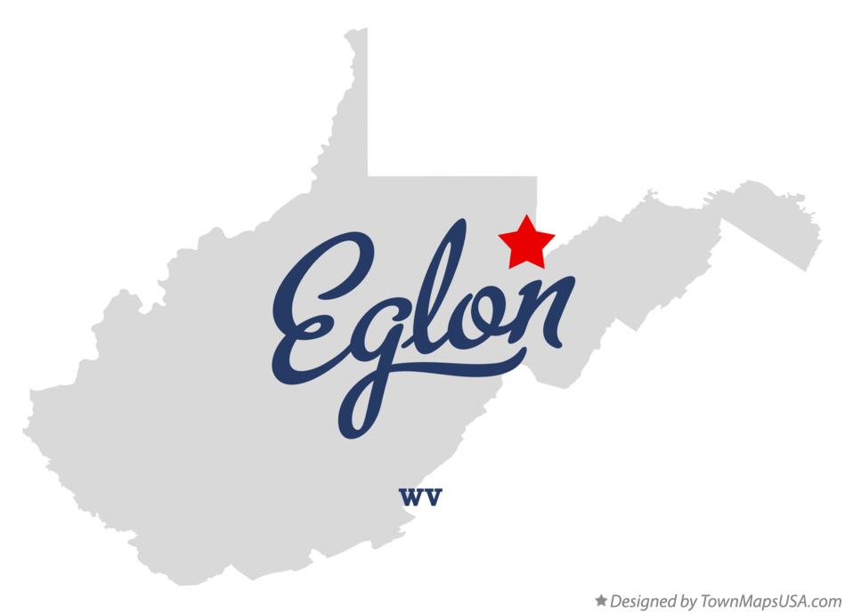 Map of Eglon, WV, West Virginia