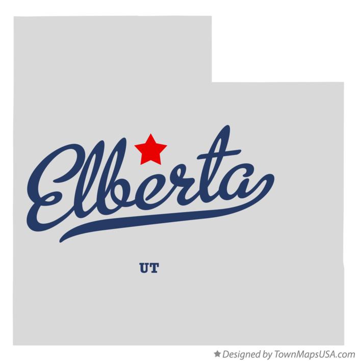 Map of Elberta, UT, Utah