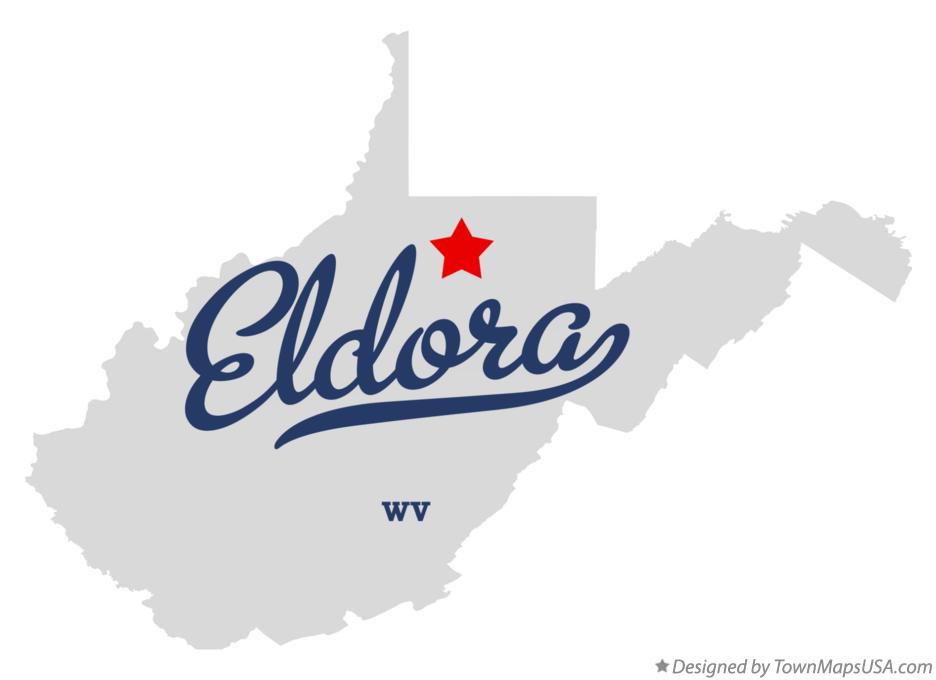 Map of Eldora, WV, West Virginia