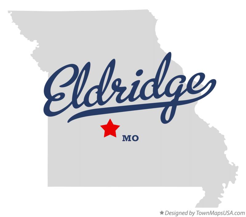 Map of Eldridge, MO, Missouri
