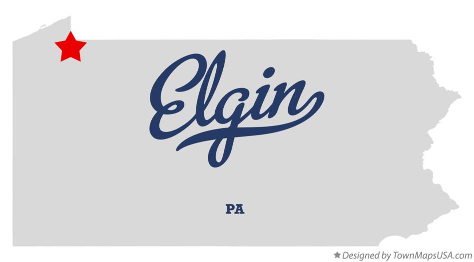 Map of Elgin, PA, Pennsylvania