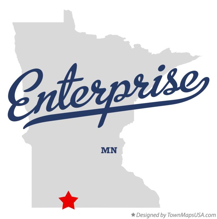 Map of Enterprise, MN, Minnesota