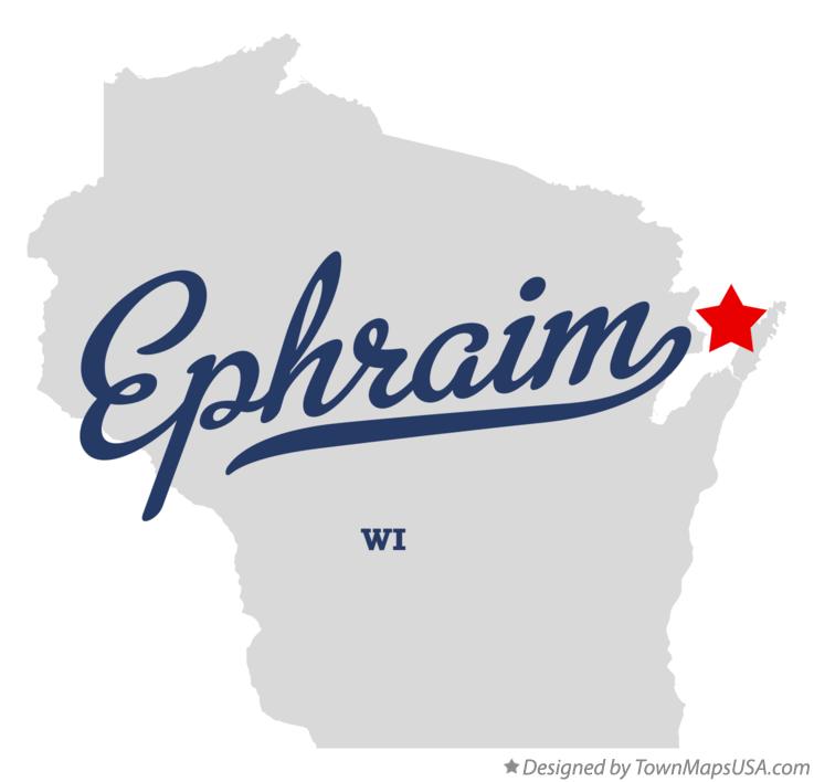 Map of Ephraim, WI, Wisconsin