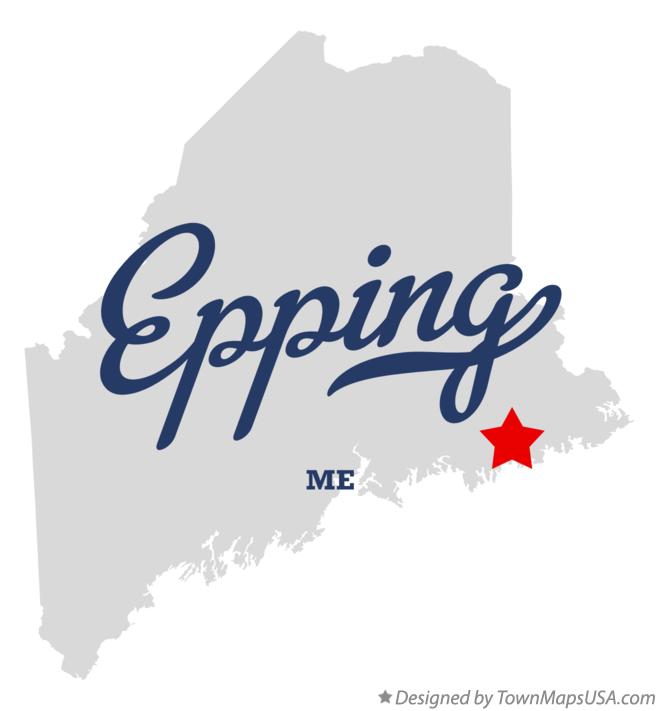 Map of Epping, ME, Maine